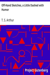 Cover of Off-Hand Sketches, a Little Dashed with Humor — Text and Context
