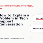 How to Explain a Problem in Tech Support Conversation English