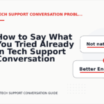 How to Say What You Tried Already in Tech Support Conversation English
