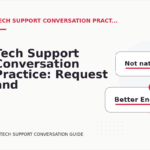 Tech Support Conversation Practice: Request and Reply Examples