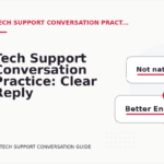 Tech Support Conversation Practice: Clear Reply Patterns
