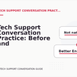 Tech Support Conversation Practice: Before and After Corrections